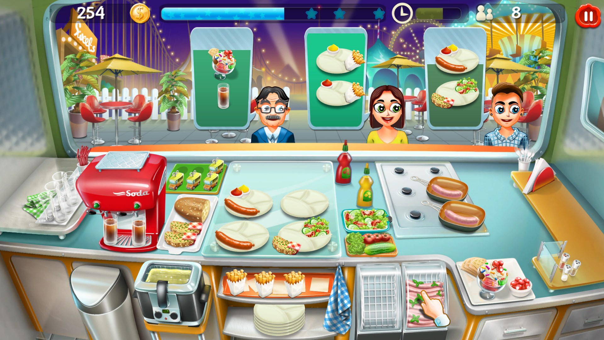 Food Truck Tycoon + Burger Chef Tycoon + Sweet Bakery Tycoon. Изображение 3