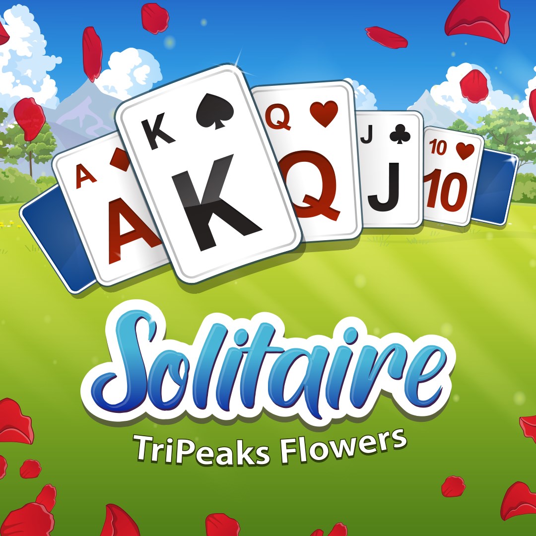 Solitaire TriPeaks Flowers. Изображение 1