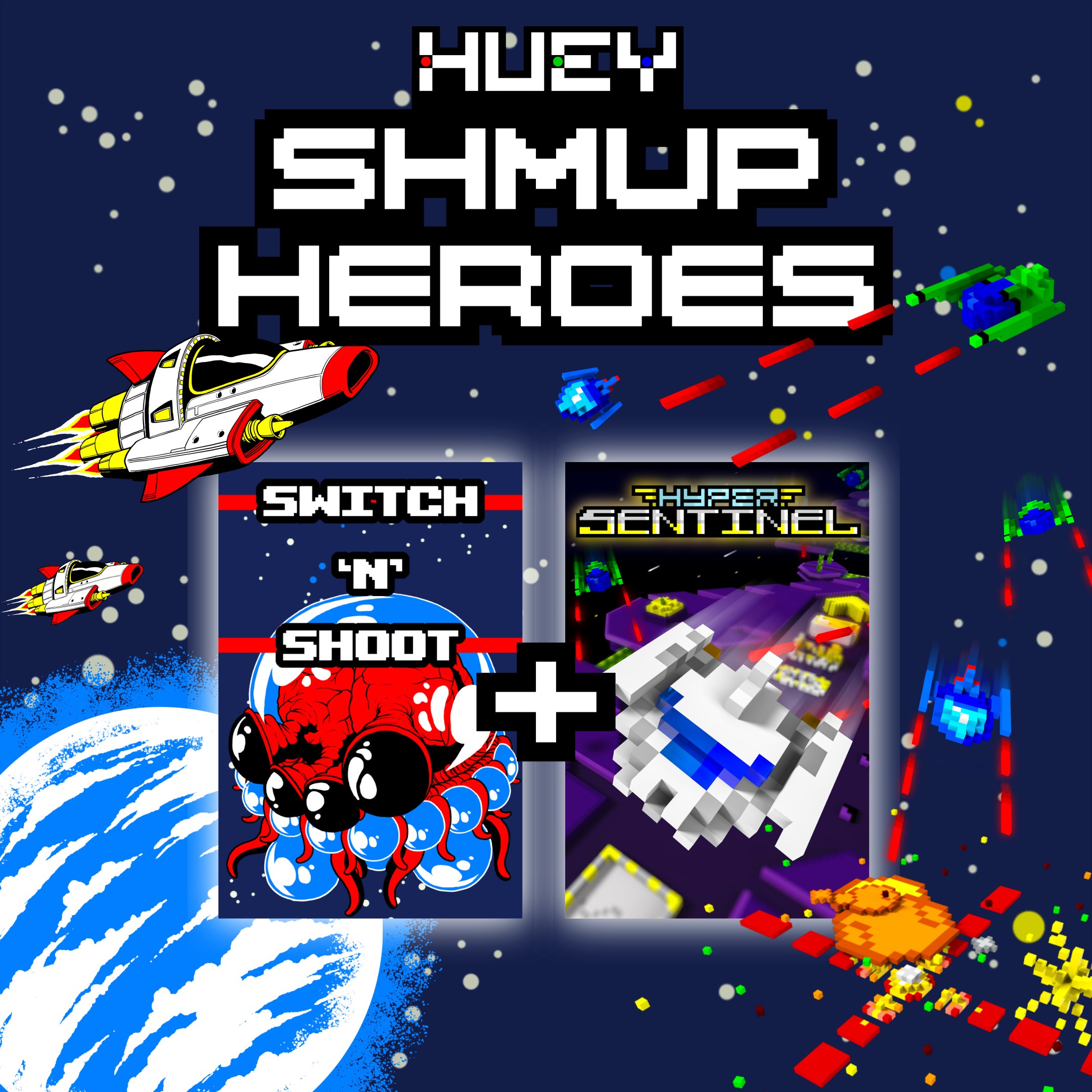 Huey Shmup Heroes. Изображение 1