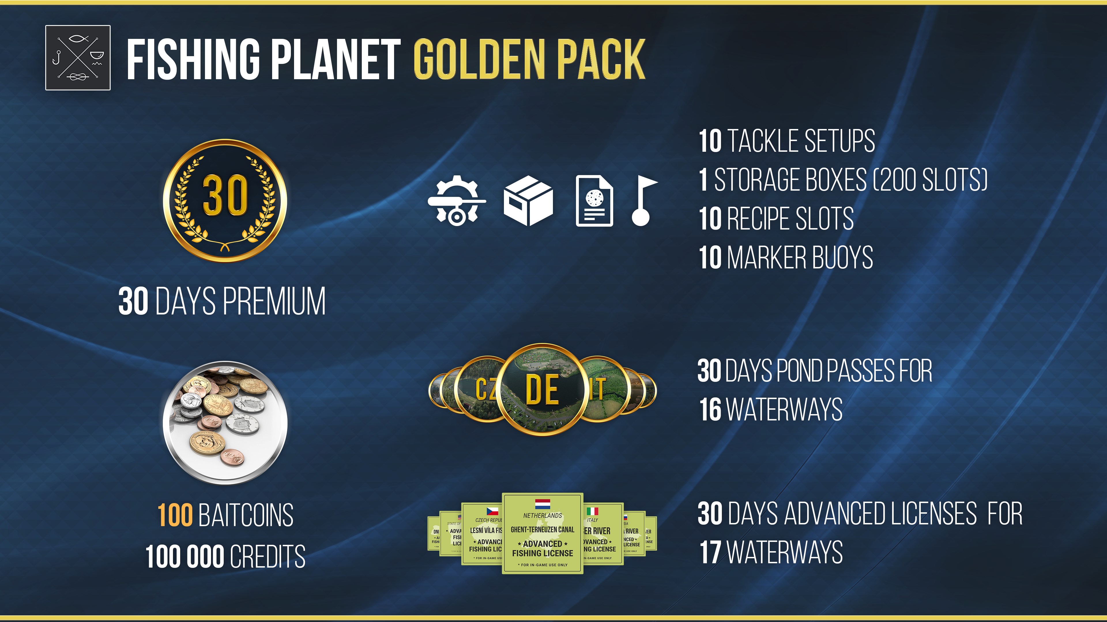 Fishing Planet - Golden Starter Pack. Изображение 4