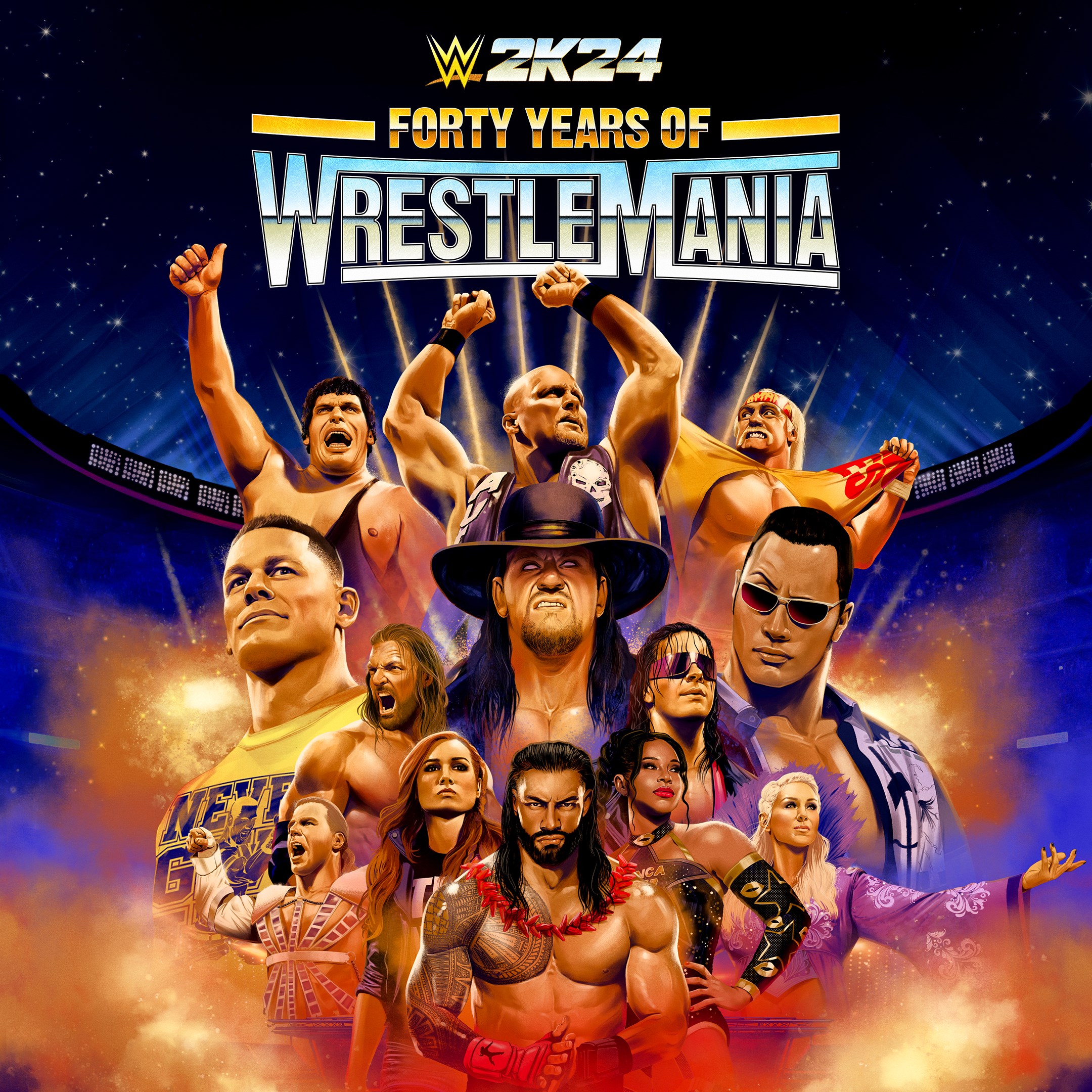 Издание WWE 2K24 Forty Years of WrestleMania. Изображение 1