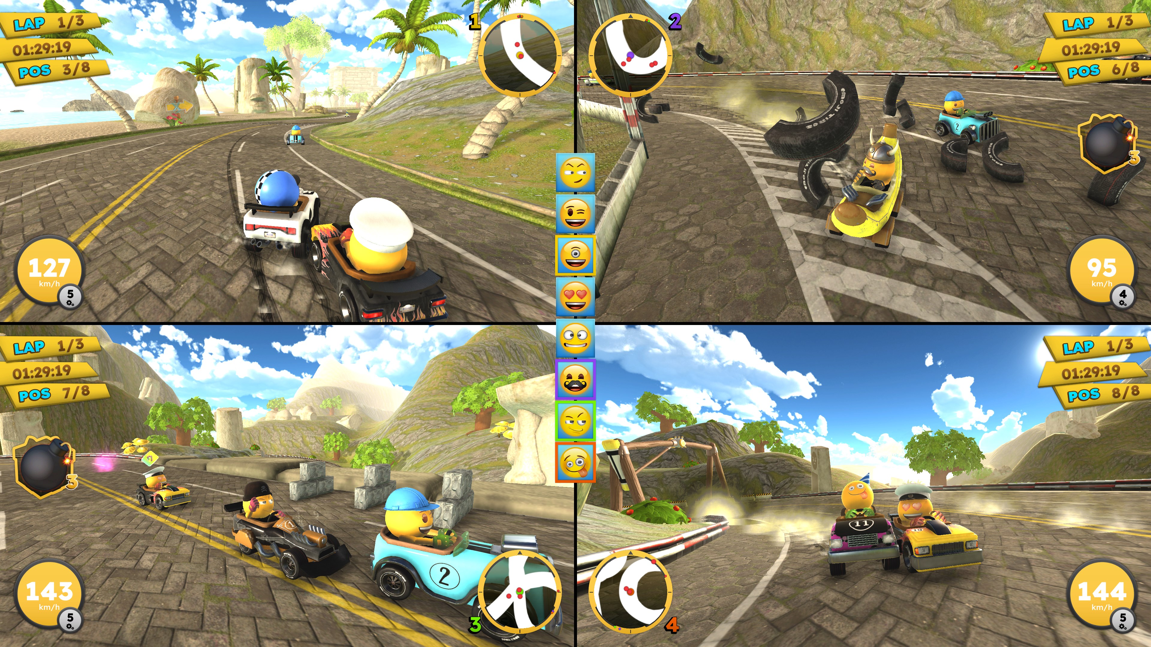 emoji Kart Racer. Изображение 4