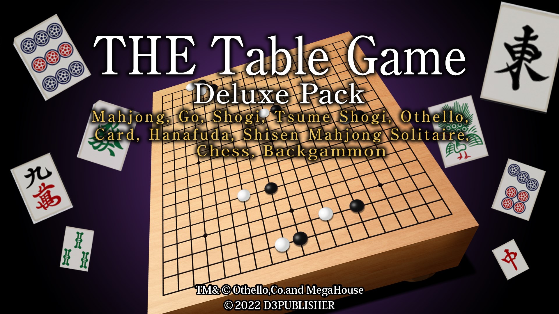 THE Table Game Deluxe Pack -Mahjong, Go, Shogi, Tsume Shogi, Othello, Card, Hanafuda, Shisen Mahjong Solitaire, Chess, Backgammon-. Изображение 2