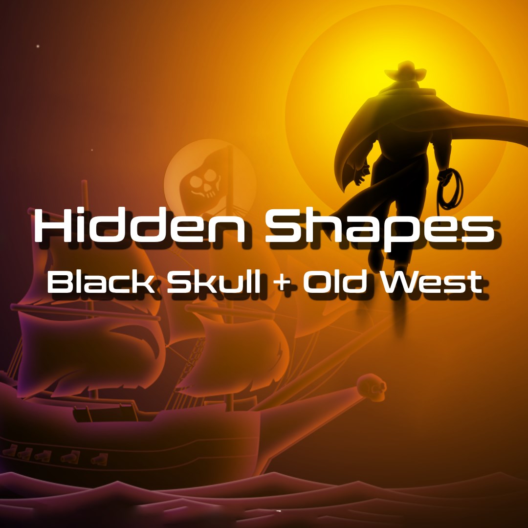 Hidden Shapes: Black Skull + Old West. Изображение 1