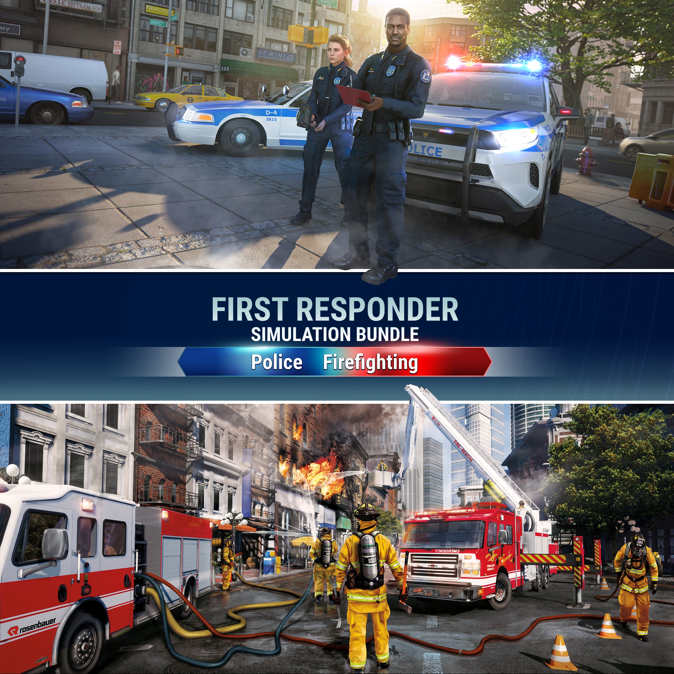 First Responder Simulation Bundle: Police Firefighting. Изображение 1