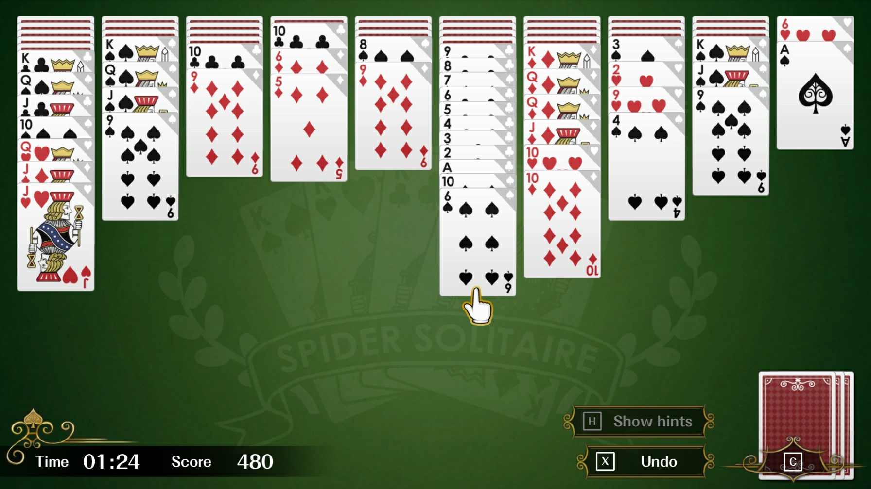 Spider Solitaire F. Изображение 4