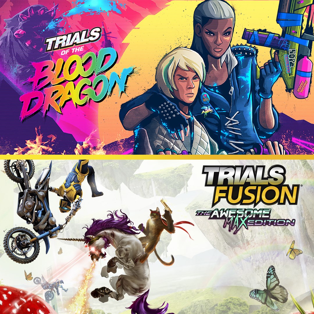 TRIALS OF THE BLOOD DRAGON + TRIALS FUSION AWESOME MAX EDITION. Изображение 1