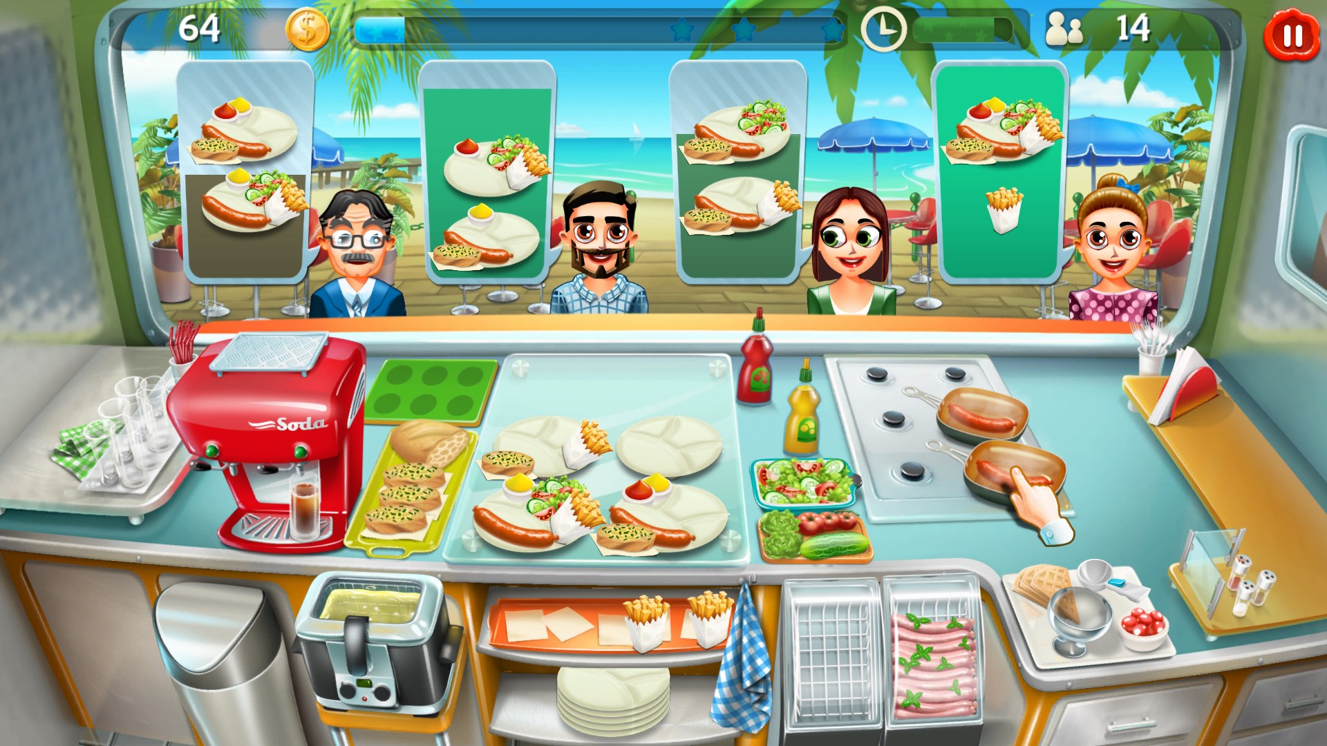 Food Truck Tycoon + Burger Chef Tycoon + Sweet Bakery Tycoon. Изображение 2