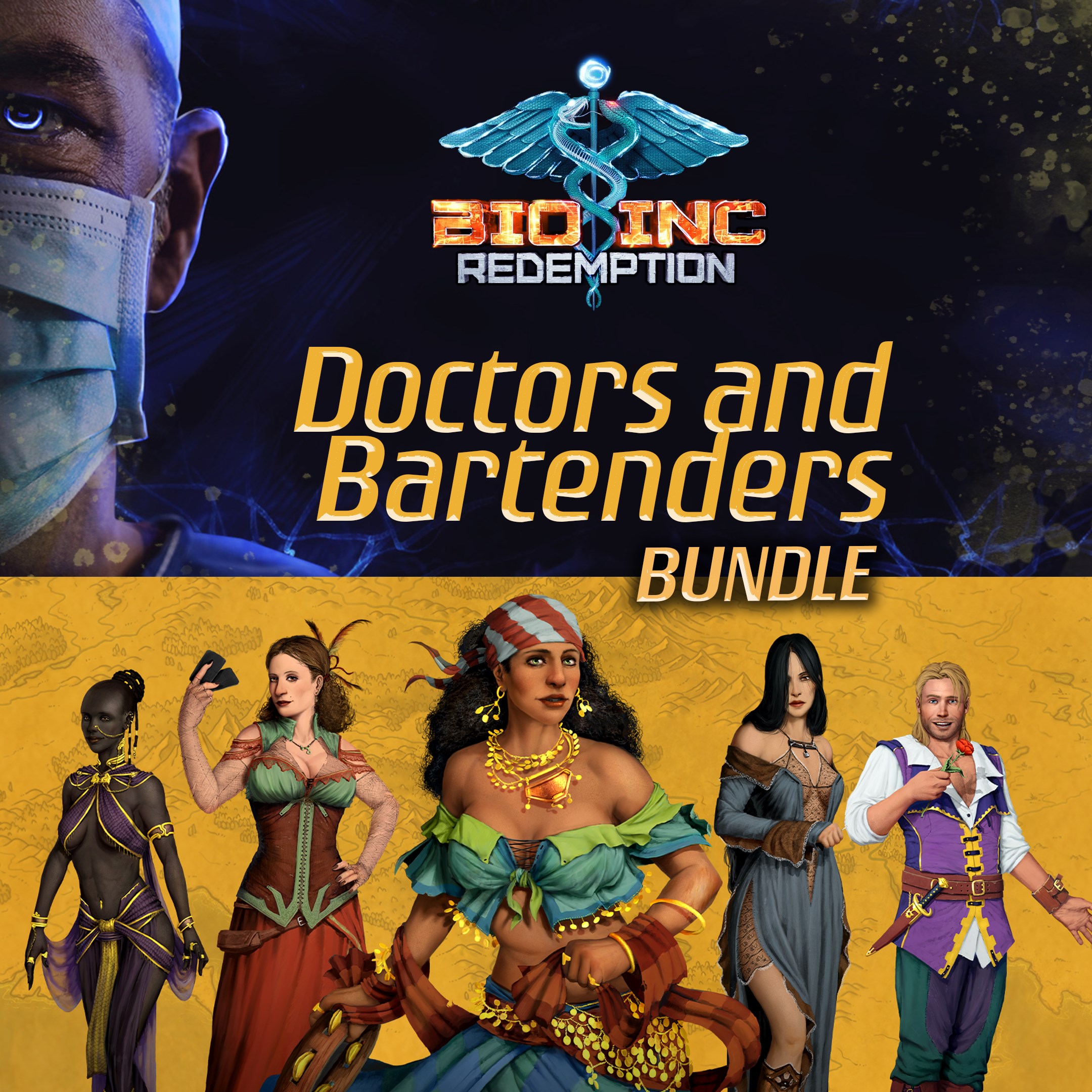 Bio Inc. Redemption + Crossroads Inn - Doctors and Bartenders Bundle. Изображение 1