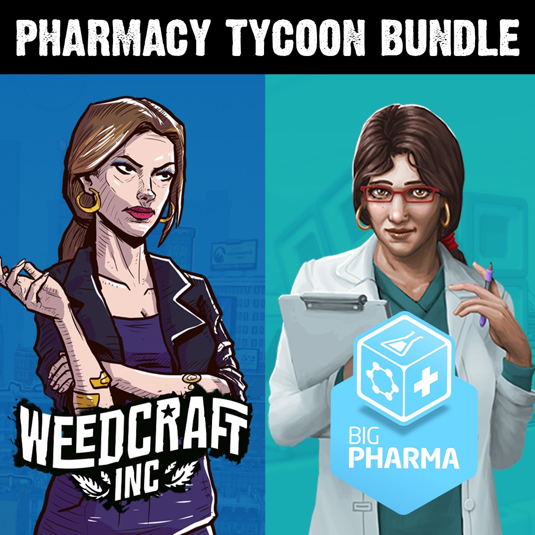 Weedcraft Inc & Big Pharm Pharmacy Tycoon Bundle. Изображение 1