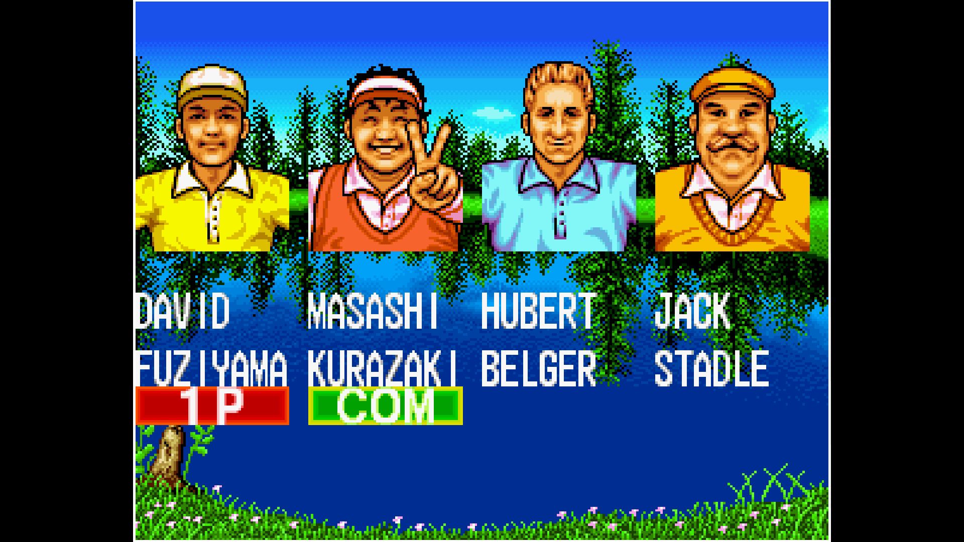 ACA NEOGEO TOP PLAYERS GOLF. Изображение 2