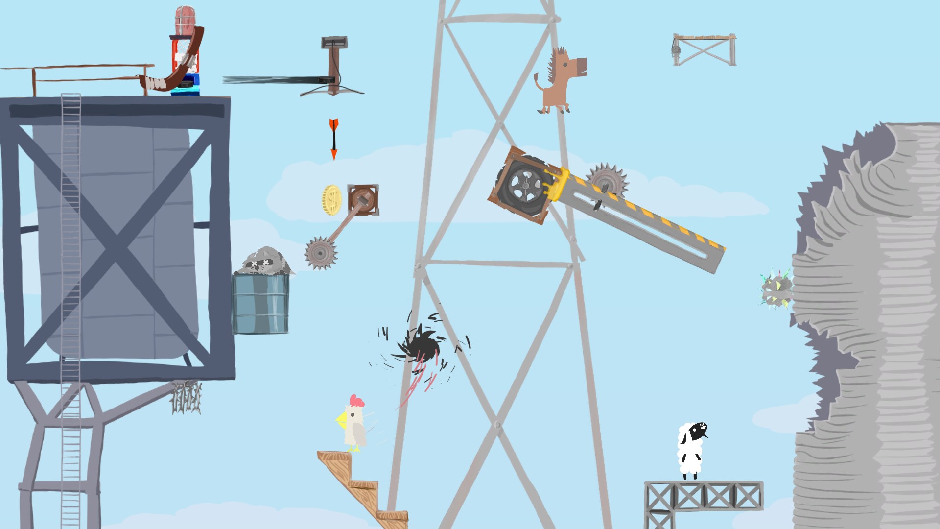 Ultimate Chicken Horse. Изображение 4