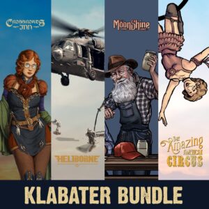 Klabater Bundle: The Amazing American Circus, Moonshine Inc., Heliborne and Crossroads Inn [One, X|S]