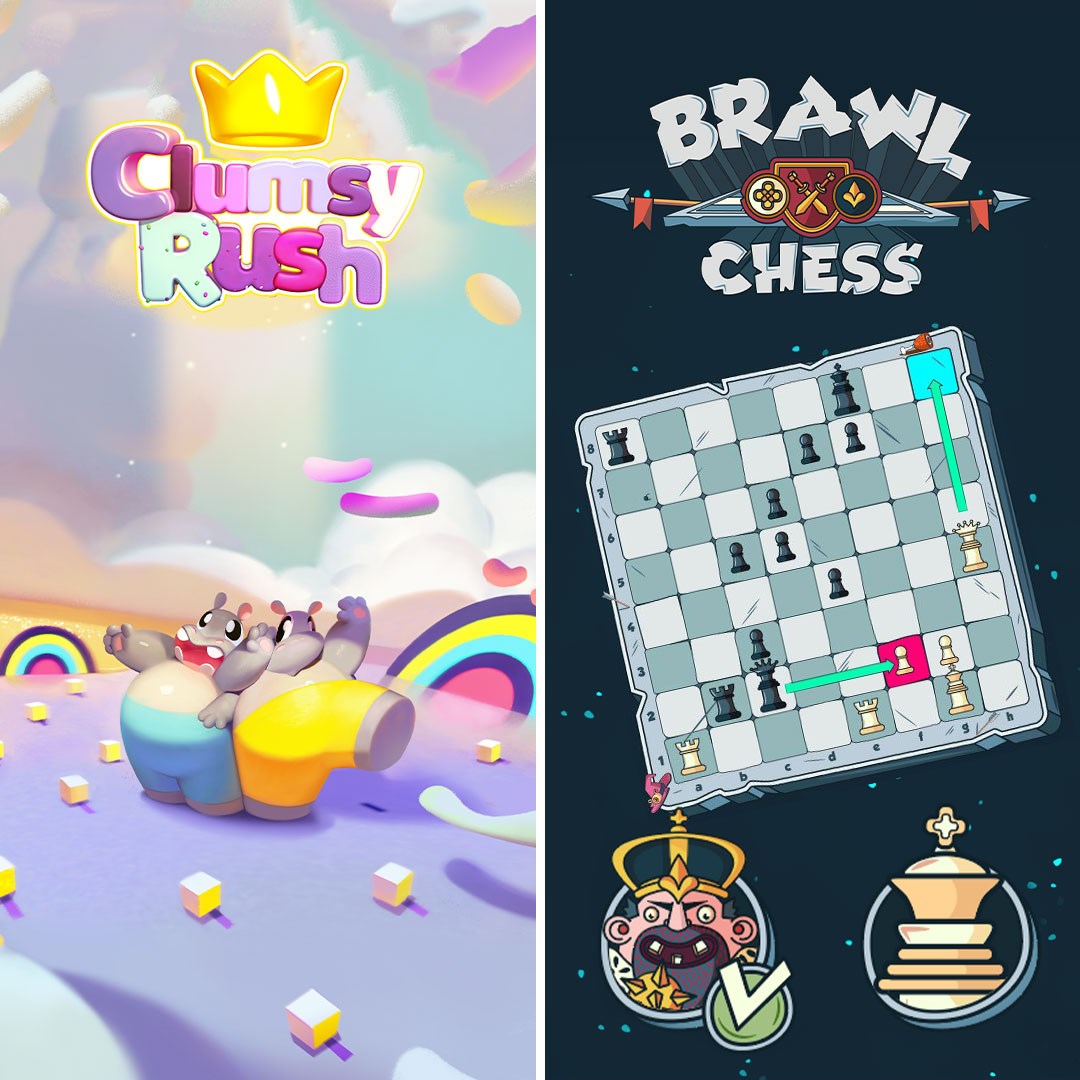 Clumsy Rush + Brawl Chess Family Bundle. Изображение 1