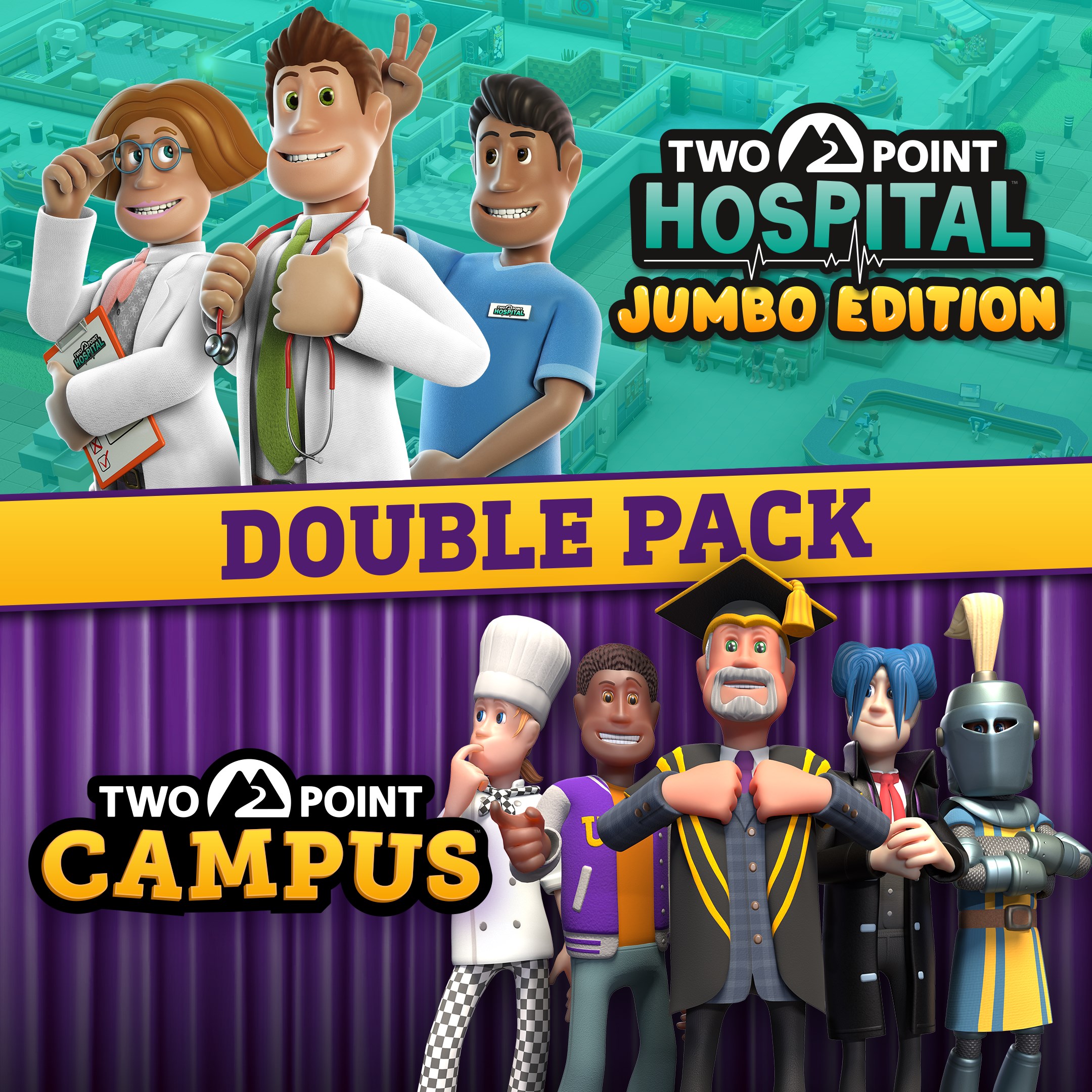 Two Point Hospital and Two Point Campus Double Pack. Изображение 1