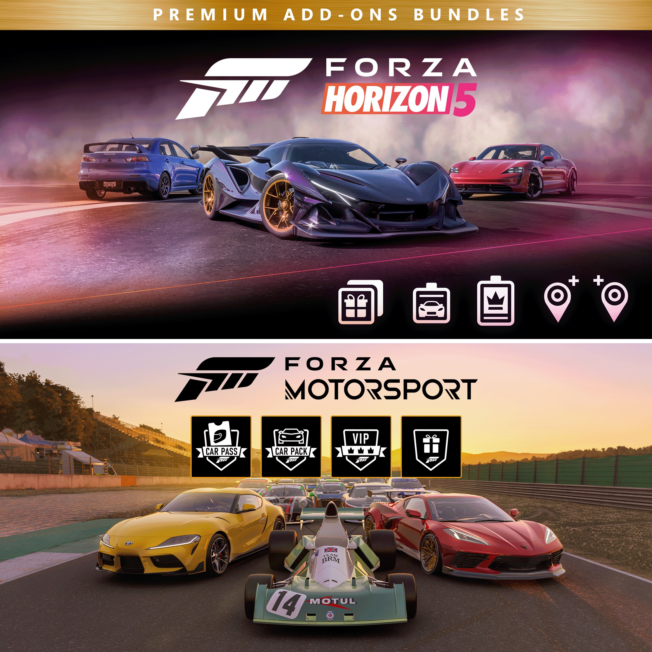 Forza Motorsport and Forza Horizon 5 Premium Add-Ons Bundle. Изображение 1