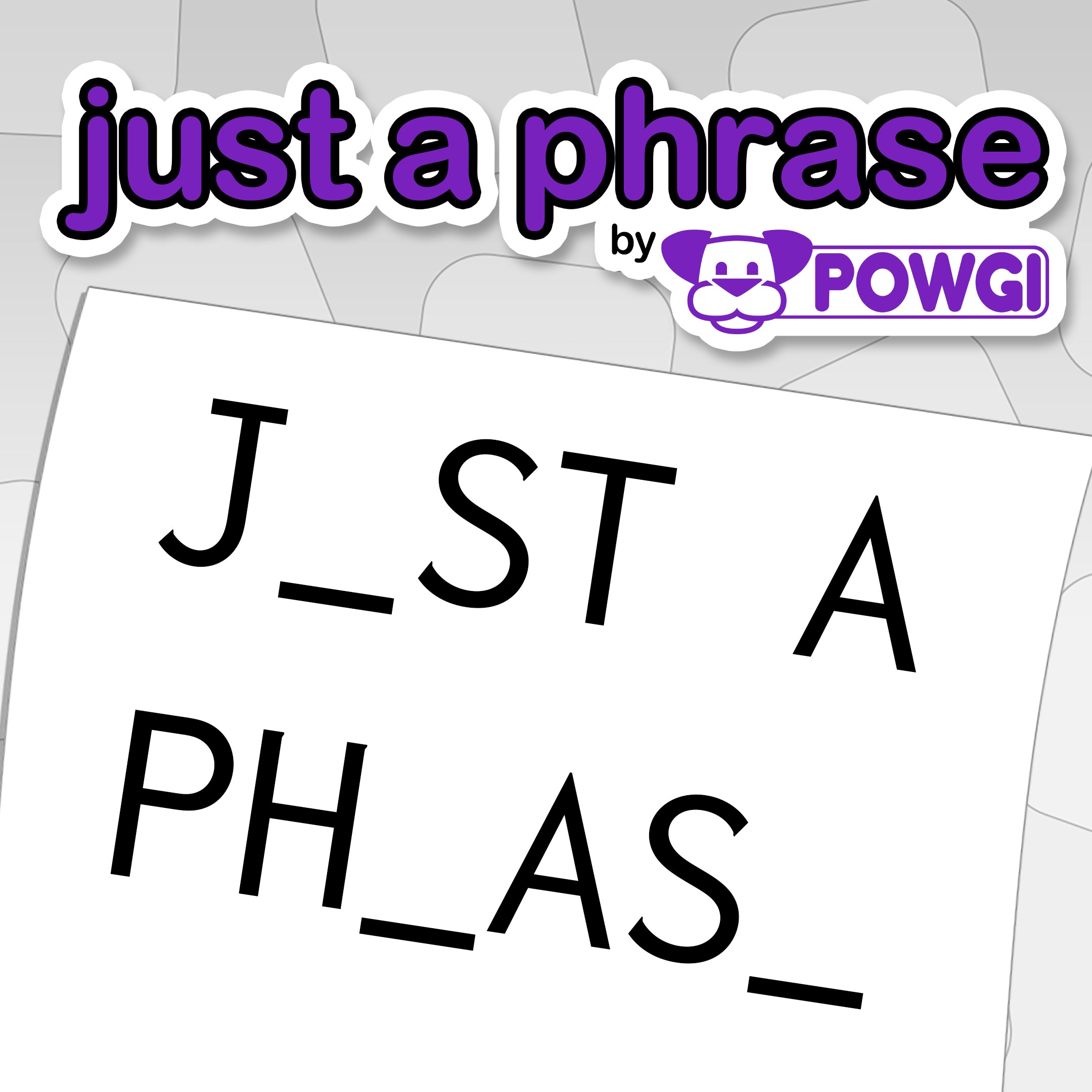 Just a Phrase by POWGI. Изображение 1