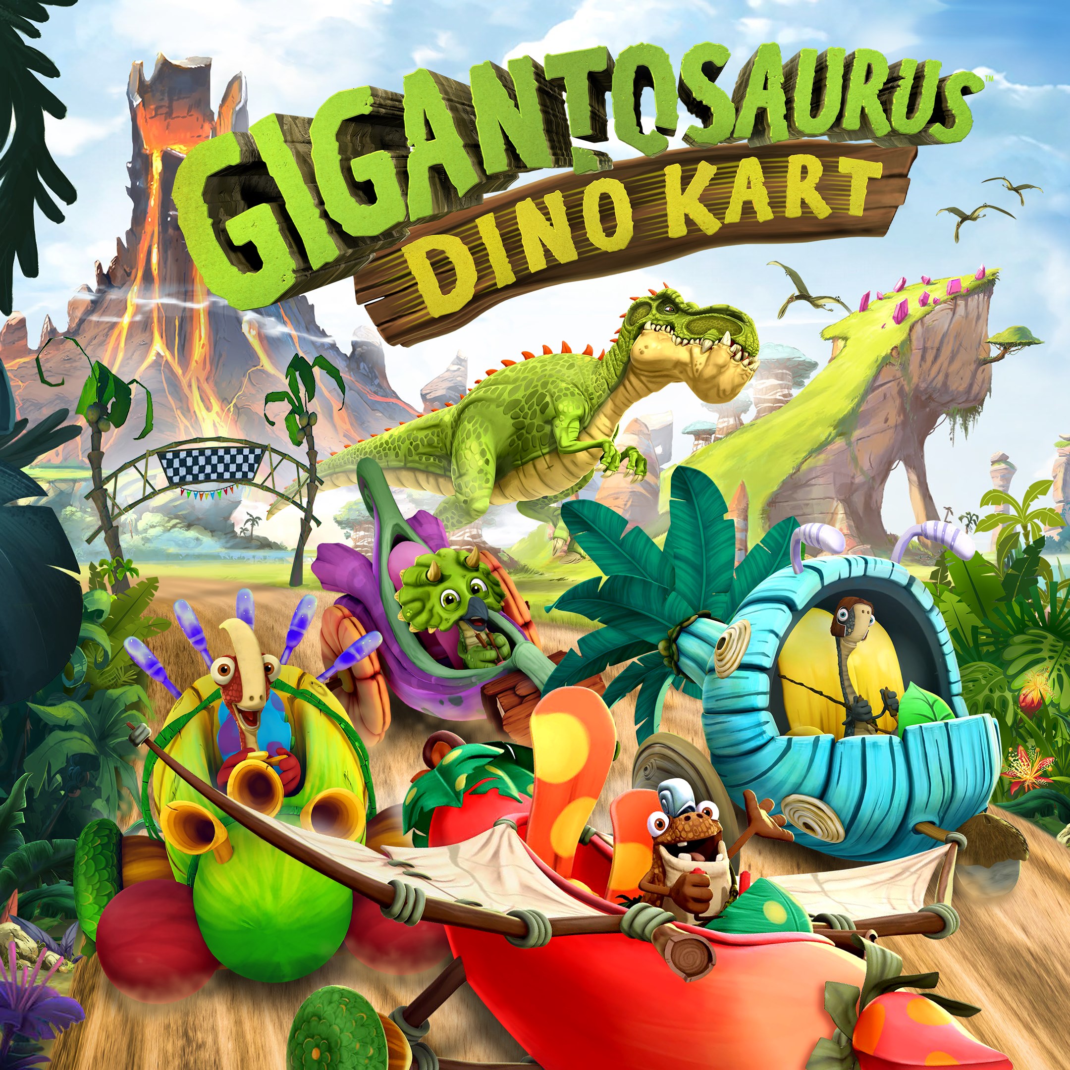 Gigantosaurus: Dino Kart. Изображение 1