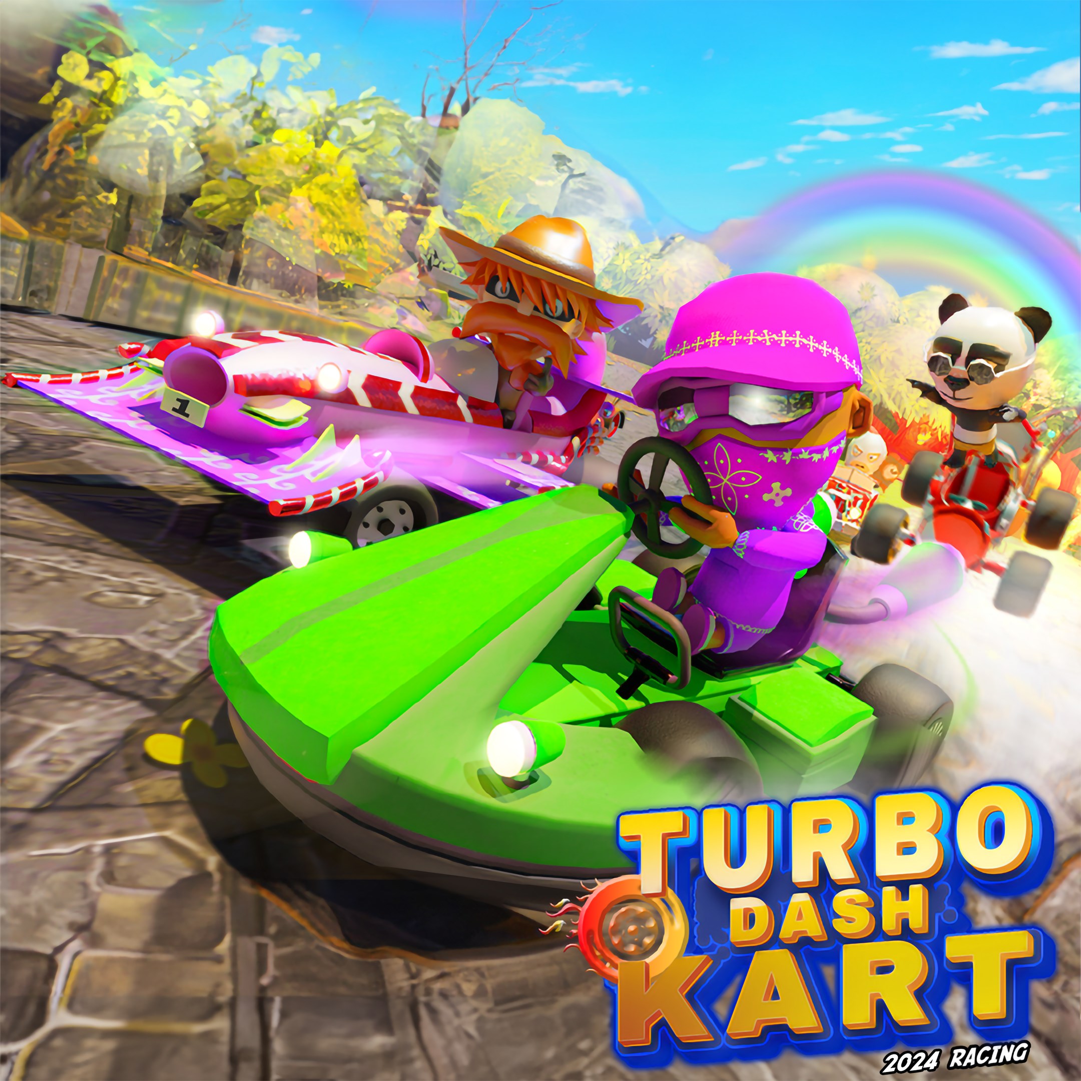 Turbo Dash Kart 2024 Racing. Изображение 1