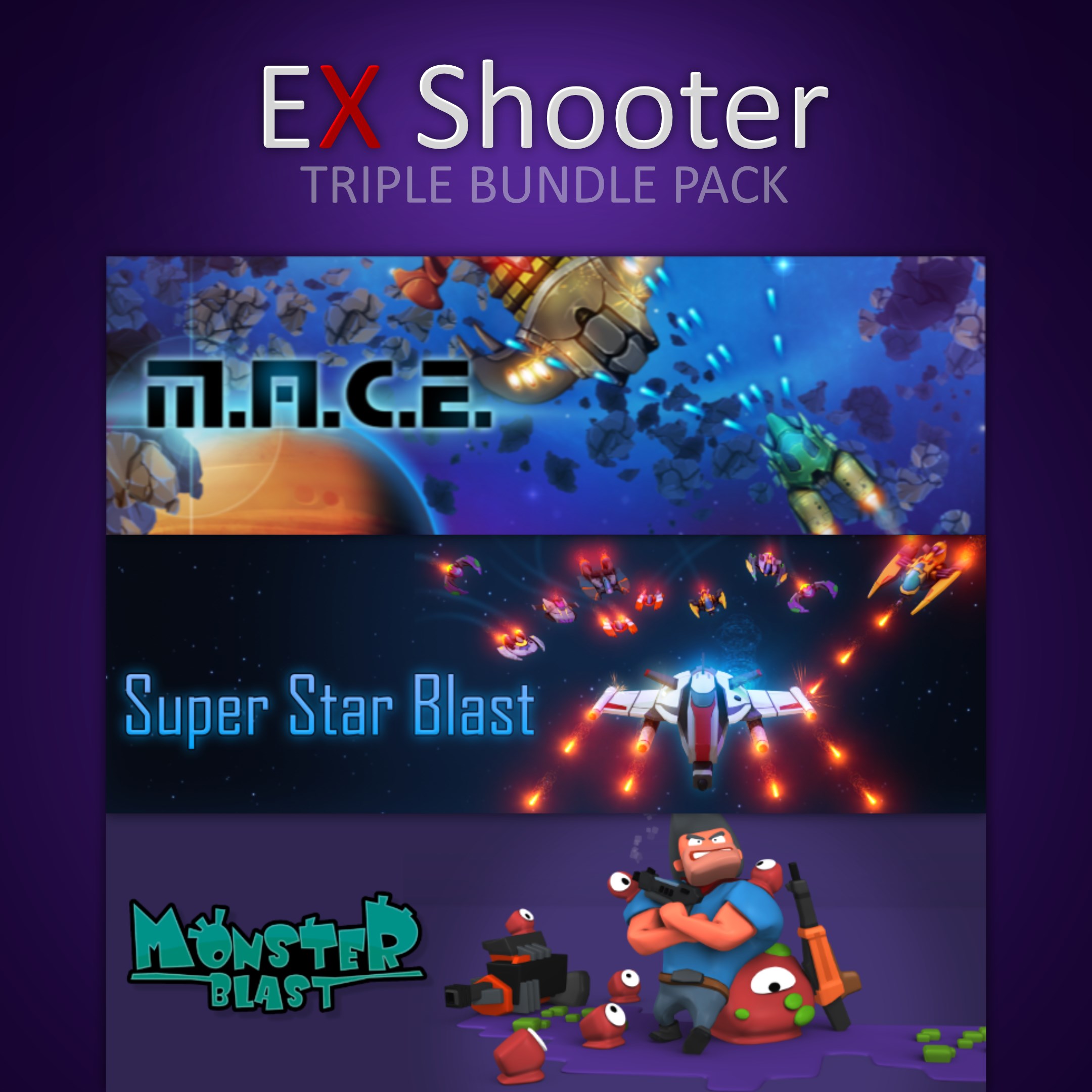 EX Shooter - Triple Bundle Pack. Изображение 1