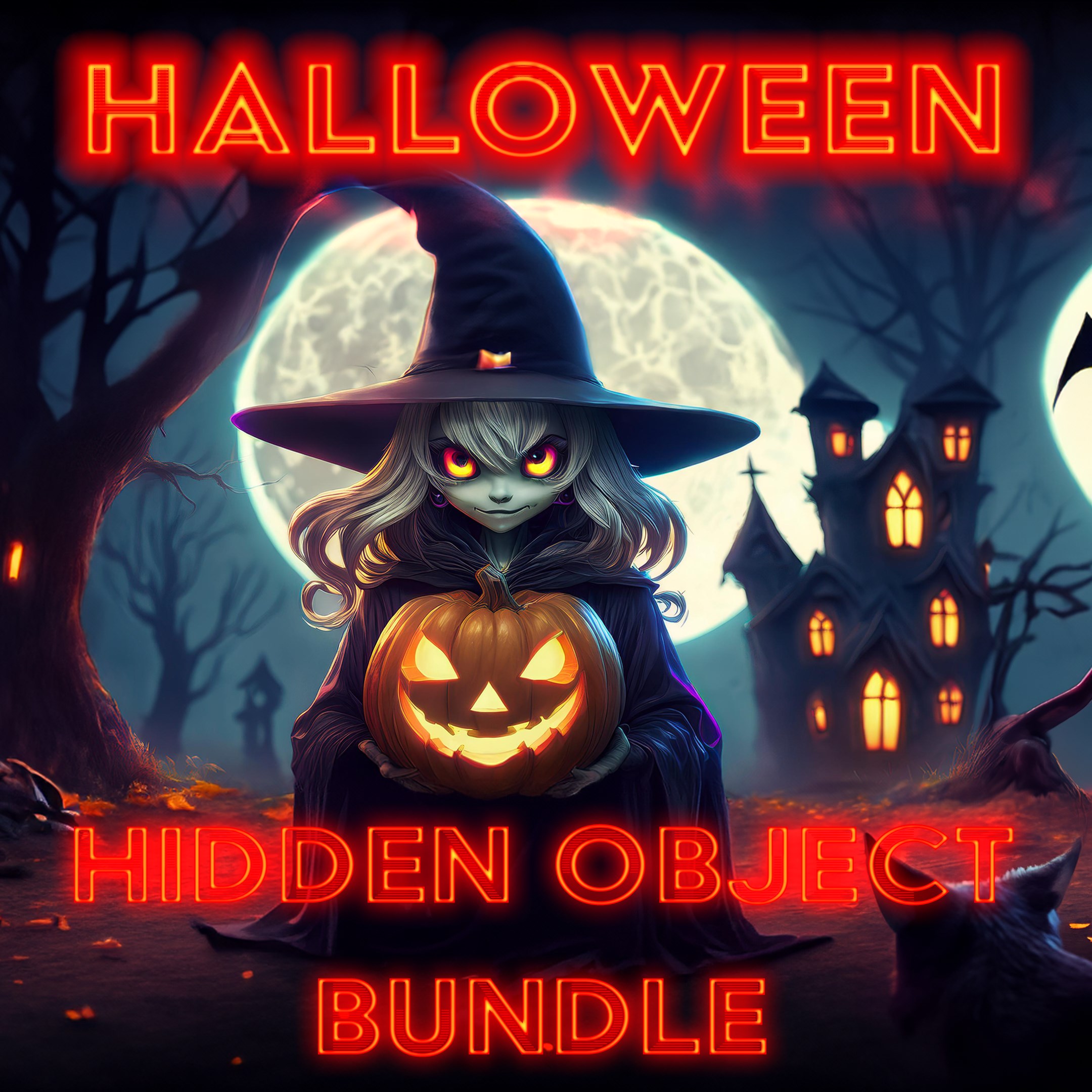 Halloween Hidden Object Bundle. Изображение 1