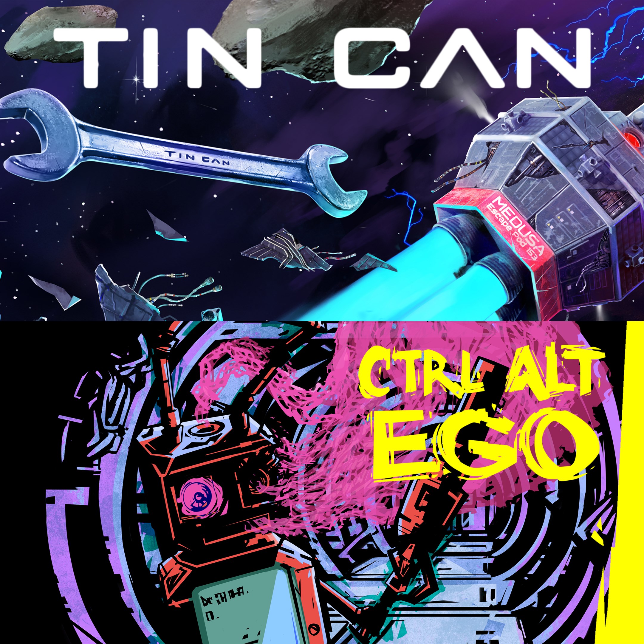 Out of Control: Space Survival Bundle: Ctrl Alt Ego + Tin Can: Supporter Edition. Изображение 1