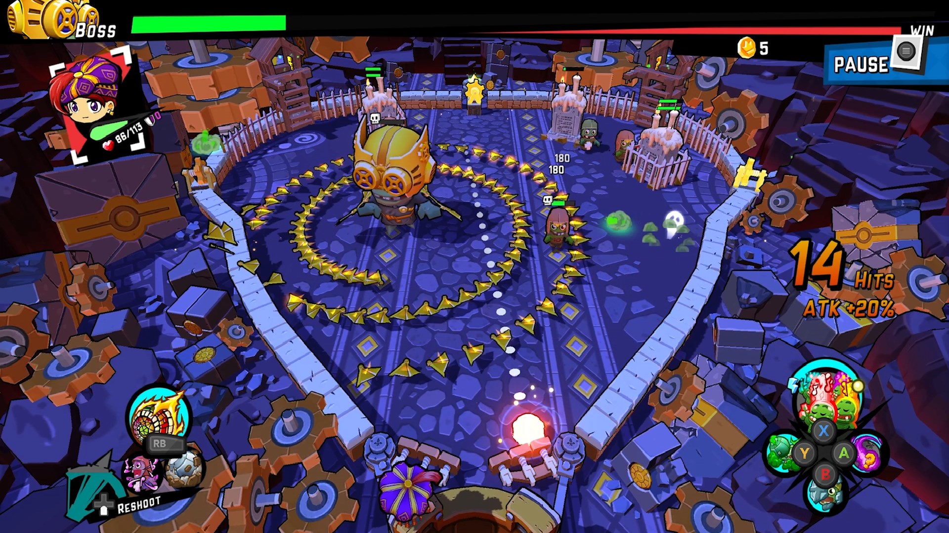 Zombie Rollerz: Pinball Heroes. Изображение 3