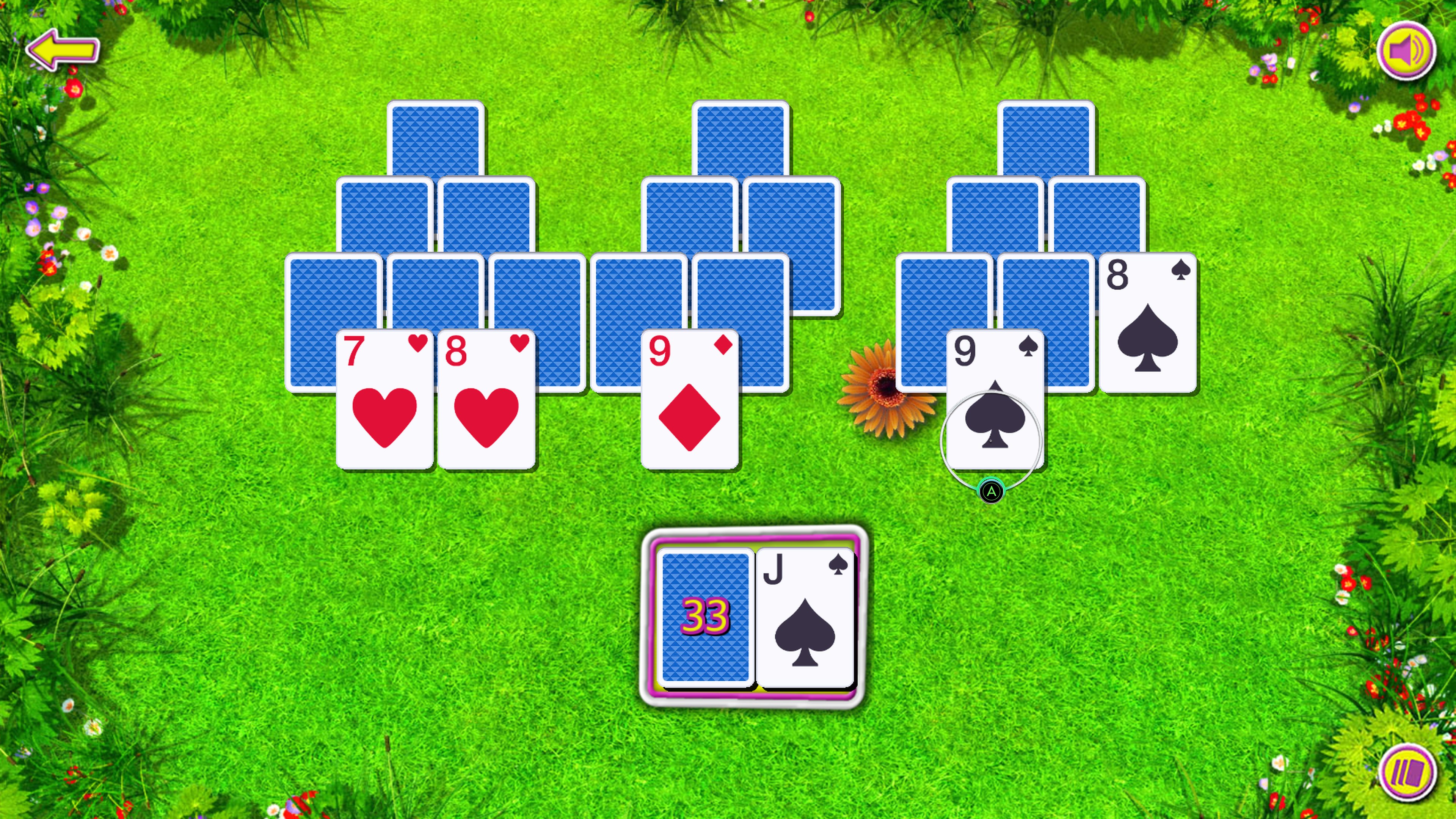 Summer Tri-Peaks Solitaire. Изображение 2